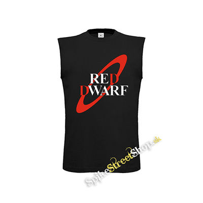 RED DWARF - čierne detské tričko bez rukávov