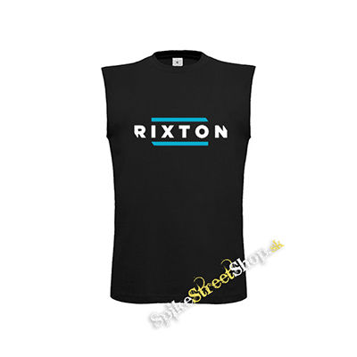 RIXTON - Logo - čierne detské tričko bez rukávov