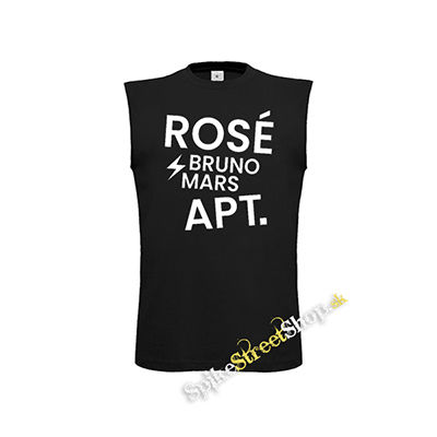 ROSÉ & BRUNO MARS - APT - Motive 1  Motive 2 - čierne detské tričko bez rukávov