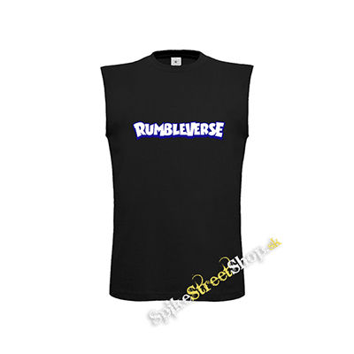 RUMBLEVERSE - Logo Blue - čierne detské tričko bez rukávov