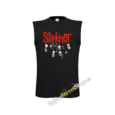 SLIPKNOT - Band - čierne detské tričko bez rukávov