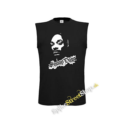 SNOOP DOGG - Logo & Portrait - čierne detské tričko bez rukávov