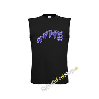 SPIN DOCTORS - Logo - čierne detské tričko bez rukávov