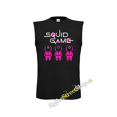 SQUID GAME - Characters - čierne detské tričko bez rukávov