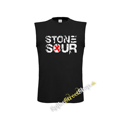STONE SOUR - Logo - čierne detské tričko bez rukávov