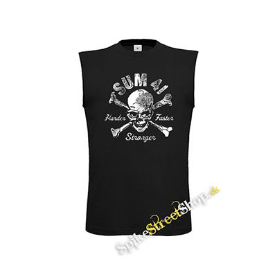 SUM 41 - Skull & Bones - čierne detské tričko bez rukávov