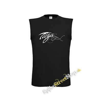 TARJA - Logo - čierne detské tričko bez rukávov