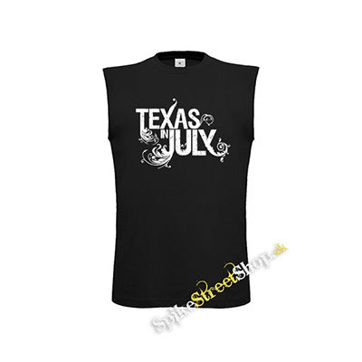 TEXAS IN JULY - Logo - čierne detské tričko bez rukávov