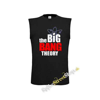 THE BIG BANG THEORY - Teoria Veľkeho Tresku - Logo - čierne detské tričko bez rukávov