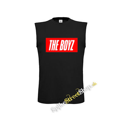 THE BOYZ - Red Logo Debut Album - čierne detské tričko bez rukávov