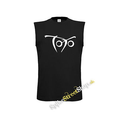 TOTO - Band Logo - čierne detské tričko bez rukávov