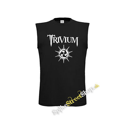TRIVIUM - White Logo - čierne detské tričko bez rukávov