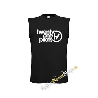 TWENTY ONE PILOTS - Logo - čierne detské tričko bez rukávov