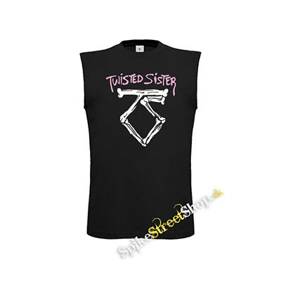 TWISTED SISTER - Logo - čierne detské tričko bez rukávov
