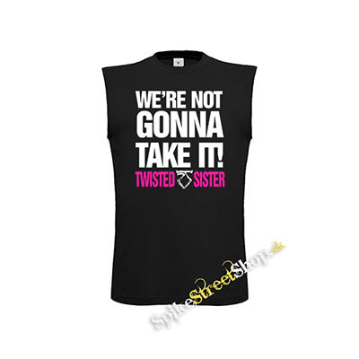 TWISTED SISTER - Were Not Gonna Take It  Motive 2 - čierne detské tričko bez rukávov
