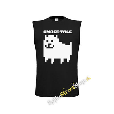 UNDERTALE - Annoying Dog - čierne detské tričko bez rukávov