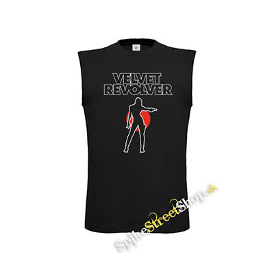 VELVET REVOLVER - Logo - čierne detské tričko bez rukávov