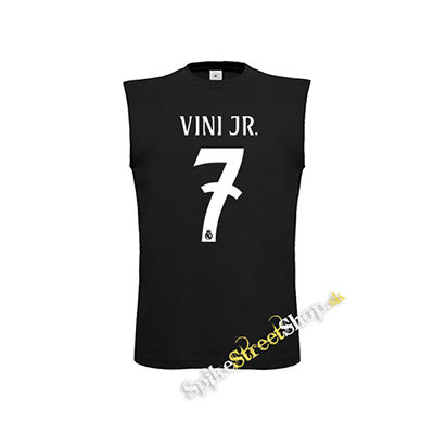 VINICIUS JUNIOR - 7 - čierne detské tričko bez rukávov