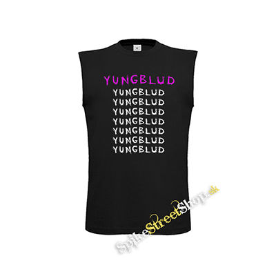 YUNGBLUD - Multilogos - čierne detské tričko bez rukávov
