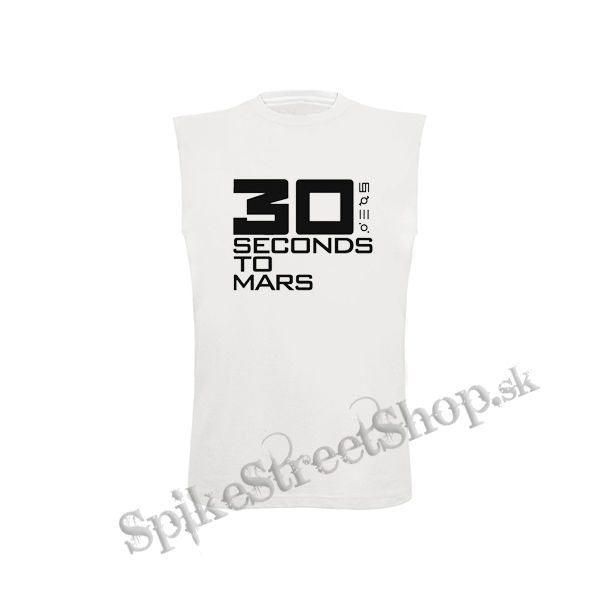 30 SECONDS TO MARS - Big Logo - biele detské tričko bez rukávov