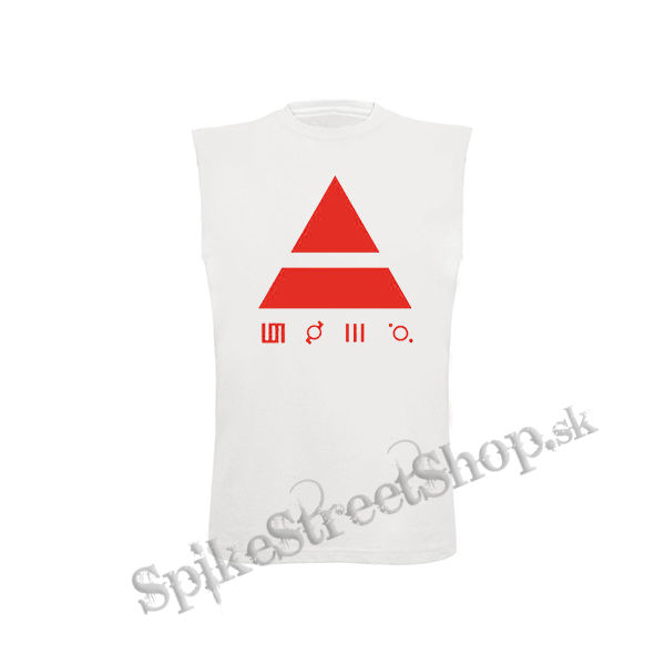 30 SECONDS TO MARS - Red Triad - biele detské tričko bez rukávov