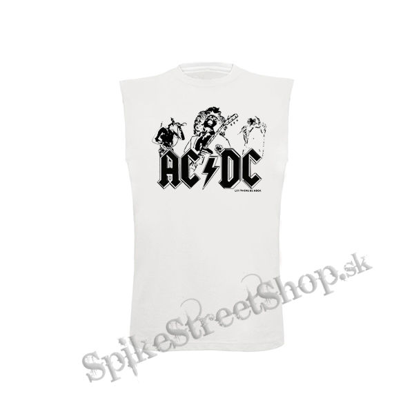 ACDC - Let There Be Rock - biele detské tričko bez rukávov