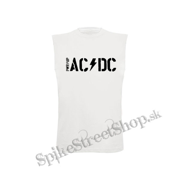ACDC - Power Up Logo Big - biele detské tričko bez rukávov