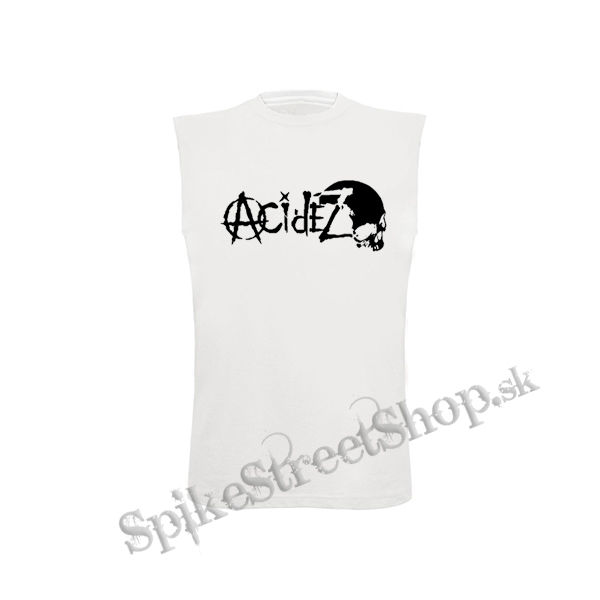 ACIDEZ - Logo - biele detské tričko bez rukávov