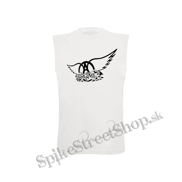 AEROSMITH - Logo Motive 2 - biele detské tričko bez rukávov