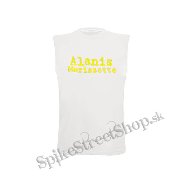 ALANIS MORISSETTE - Logo - biele detské tričko bez rukávov