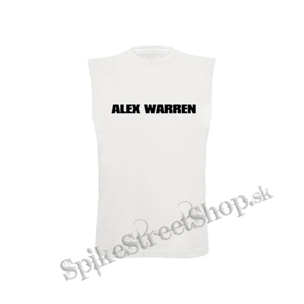 ALEX WARREN - Logo - biele detské tričko bez rukávov