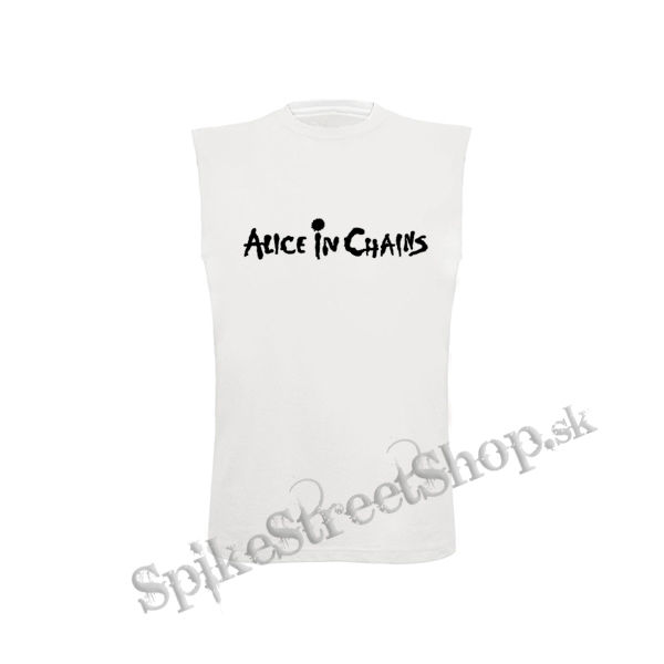 ALICE IN CHAINS - Logo - biele detské tričko bez rukávov