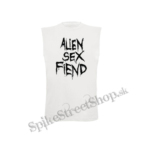 ALIEN SEX FIEND - Logo - biele detské tričko bez rukávov