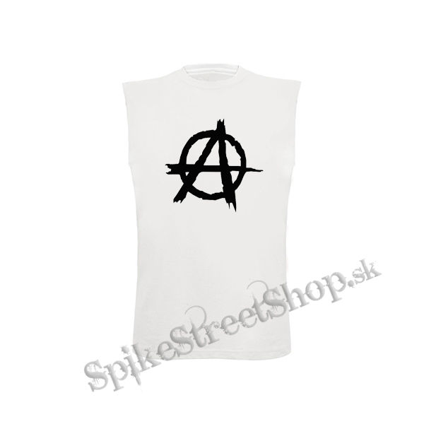 ANARCHY - Znak 2 - biele detské tričko bez rukávov