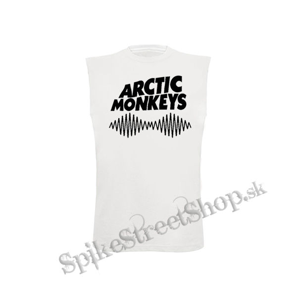 ARCTIC MONKEYS - Logo - biele detské tričko bez rukávov