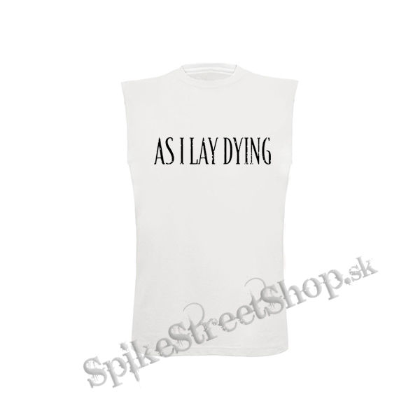 AS I LAY DYING - Logo - biele detské tričko bez rukávov