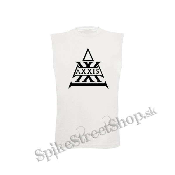 AXXIS - Logo Band Germany - biele detské tričko bez rukávov