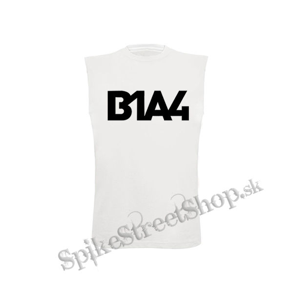 B1A4 - Logo - biele detské tričko bez rukávov