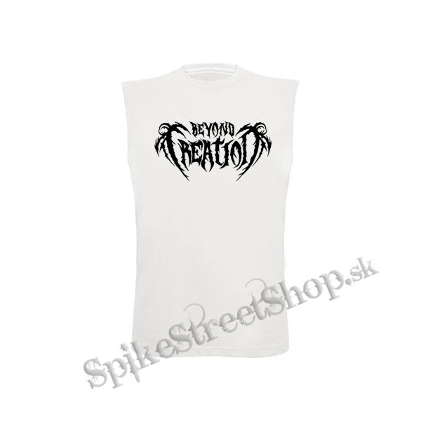 BEYOND CREATION - Logo - biele detské tričko bez rukávov