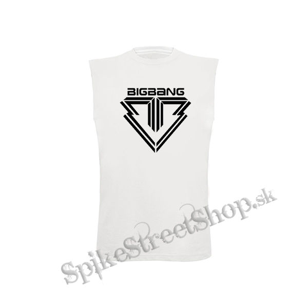 BIG BANG - Logo - biele detské tričko bez rukávov