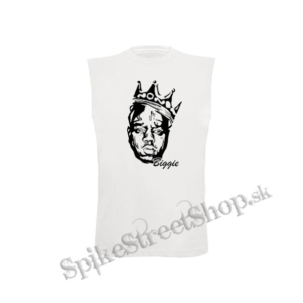 BIGGIE SMALLS - Portrait - biele detské tričko bez rukávov