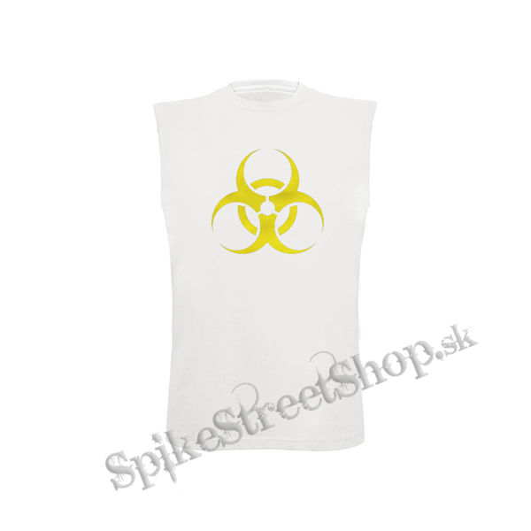 BIOHAZARD - Znak - biele detské tričko bez rukávov
