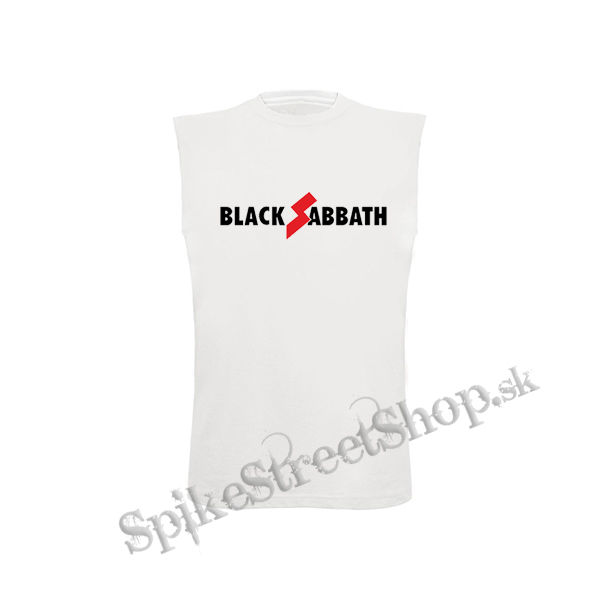 BLACK SABBATH - Sabotage Logo - biele detské tričko bez rukávov