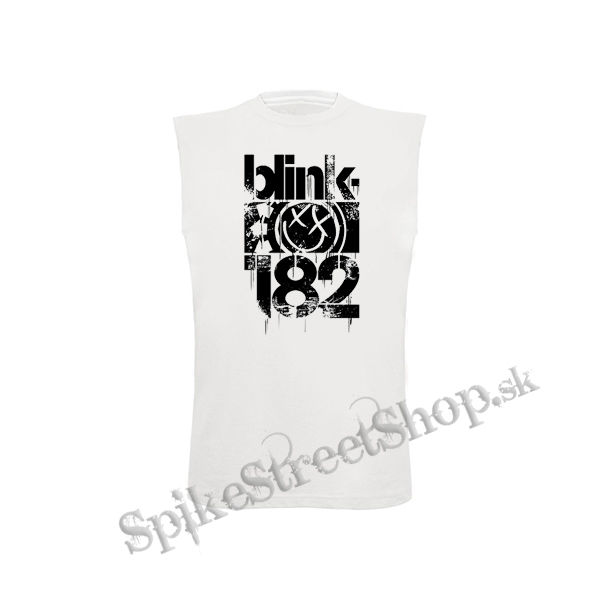 BLINK 182 - Three Bars - biele detské tričko bez rukávov
