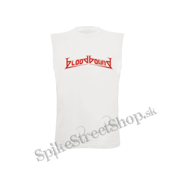 BLOODBOUND - Red Logo Band - biele detské tričko bez rukávov