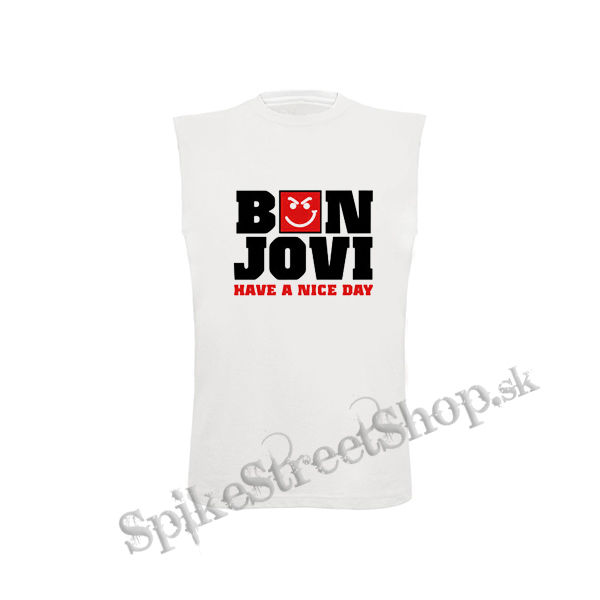 BON JOVI - Have A Nice Day - biele detské tričko bez rukávov