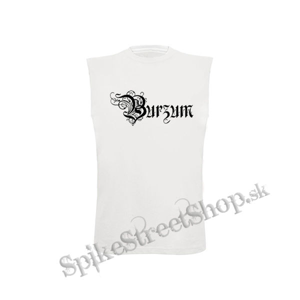 BURZUM - Logo 2 - biele detské tričko bez rukávov