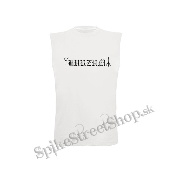 BURZUM - Rune Logo - biele detské tričko bez rukávov