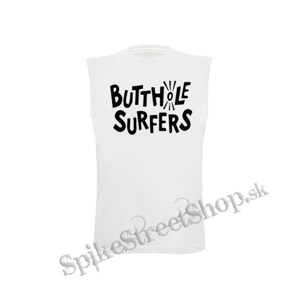 BUTTHOLE SURFERS - Logo - biele detské tričko bez rukávov
