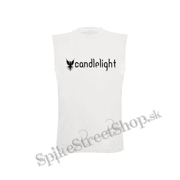 CANDLELIGHT RECORDS - Logo - biele detské tričko bez rukávov